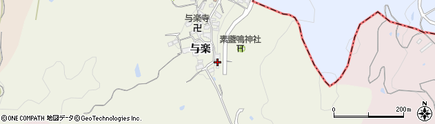 奈良県高市郡高取町与楽120周辺の地図