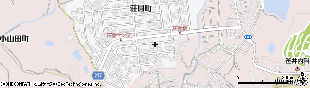 大阪府河内長野市荘園町2周辺の地図