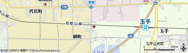 奈良県御所市玉手157周辺の地図