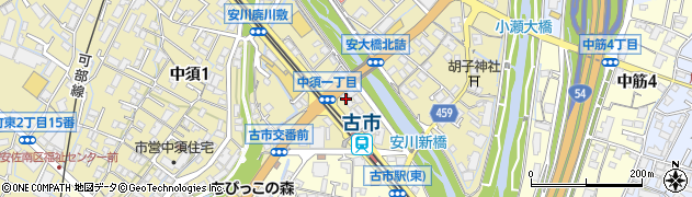 株式会社中国銀行　広島北ローンセンター周辺の地図