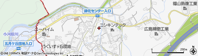 広島県広島市安佐北区小河原町102周辺の地図