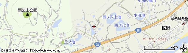 兵庫県淡路市佐野2724周辺の地図