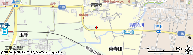 奈良県御所市玉手76周辺の地図