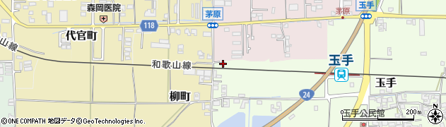 奈良県御所市玉手156周辺の地図