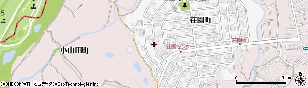 大阪府河内長野市荘園町19周辺の地図