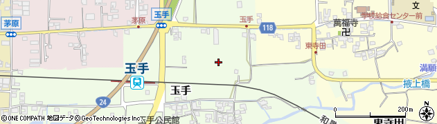 奈良県御所市玉手55周辺の地図
