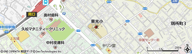 岸和田市立東光小学校周辺の地図