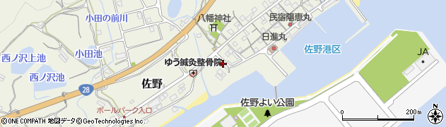 兵庫県淡路市佐野2178周辺の地図