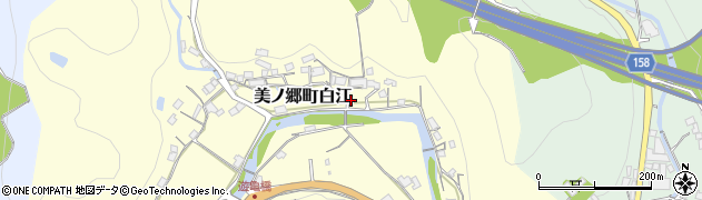 広島県尾道市美ノ郷町白江136周辺の地図