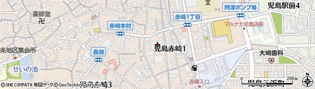 倉敷倉庫株式会社赤崎営業所周辺の地図