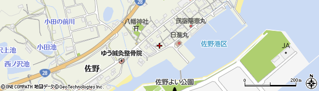 兵庫県淡路市佐野2090周辺の地図