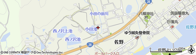 兵庫県淡路市佐野2501周辺の地図
