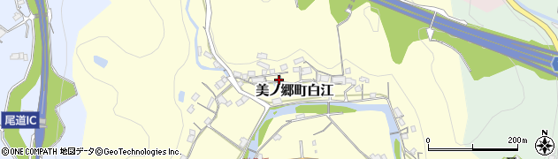 広島県尾道市美ノ郷町白江169周辺の地図