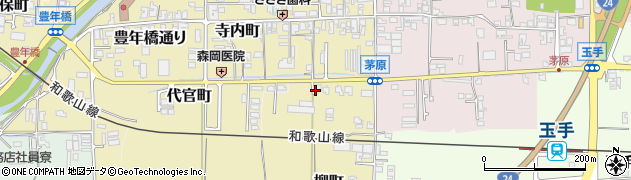奈良県御所市柳町周辺の地図