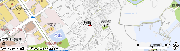大阪府和泉市万町187周辺の地図