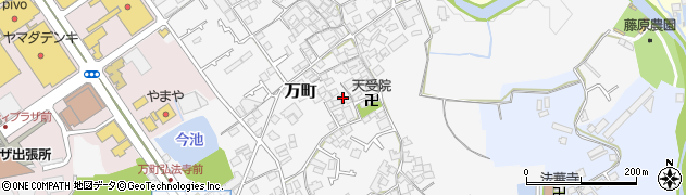 大阪府和泉市万町192周辺の地図