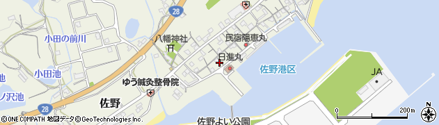 兵庫県淡路市佐野2075周辺の地図