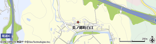 広島県尾道市美ノ郷町白江181周辺の地図