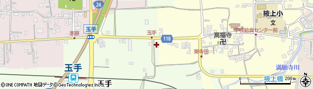 奈良県御所市玉手66周辺の地図
