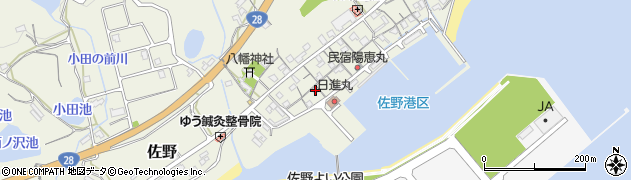 兵庫県淡路市佐野2076周辺の地図