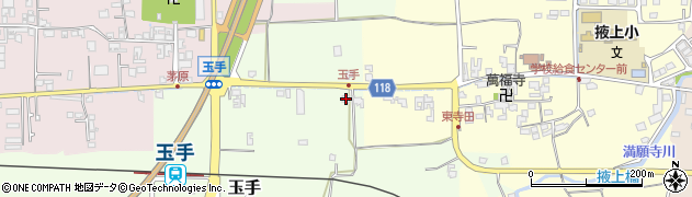 奈良県御所市玉手63周辺の地図