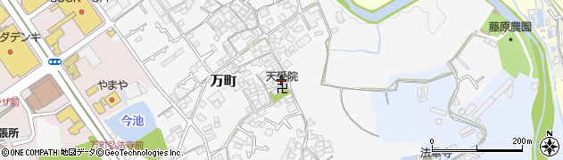 大阪府和泉市万町195周辺の地図