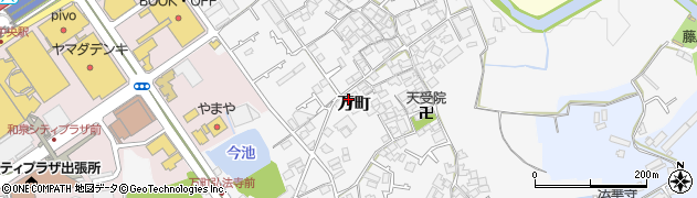 大阪府和泉市万町184周辺の地図