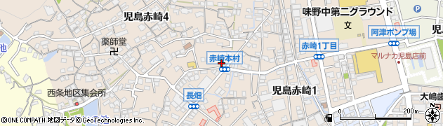 赤崎本村周辺の地図