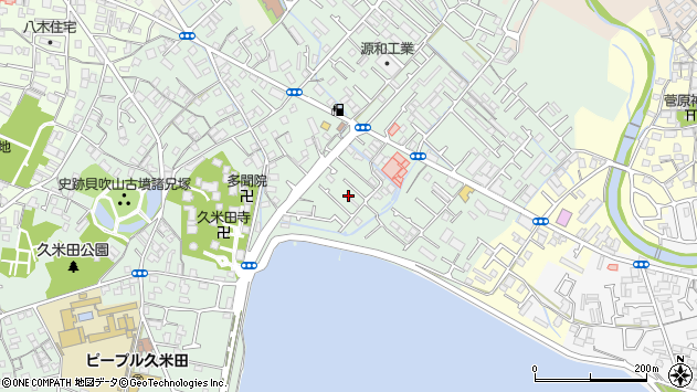 〒596-0813 大阪府岸和田市池尻町の地図