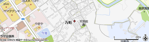 大阪府和泉市万町229周辺の地図