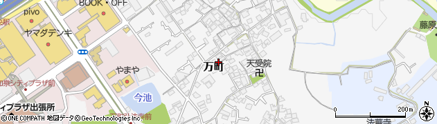 大阪府和泉市万町186周辺の地図