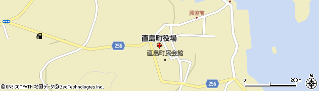 香川県香川郡直島町周辺の地図