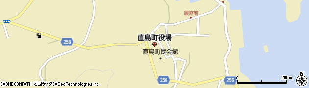 香川県直島町（香川郡）周辺の地図