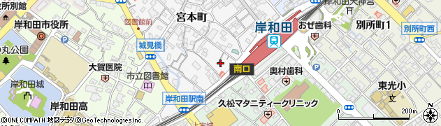 大阪府岸和田市宮本町39周辺の地図