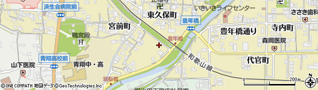 加茂柳田橋周辺の地図