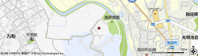 大阪府和泉市万町352周辺の地図