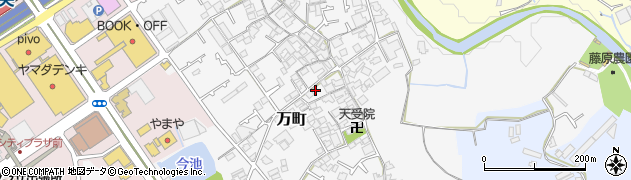 大阪府和泉市万町223周辺の地図