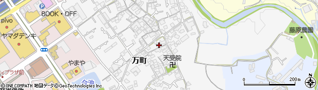 大阪府和泉市万町225周辺の地図