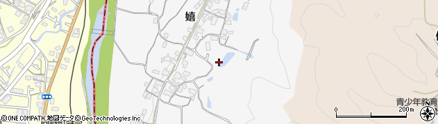 大阪府富田林市嬉周辺の地図