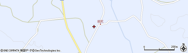 山口県萩市高佐下（花見）周辺の地図