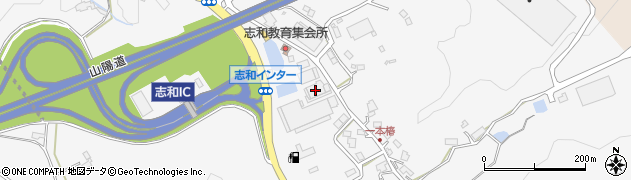 岸工業株式会社　東広島工場周辺の地図
