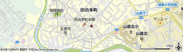 大阪府岸和田市田治米町周辺の地図