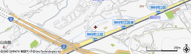 神村住宅周辺の地図