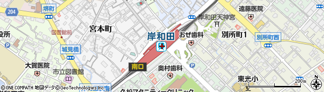 株式会社ステーションパーキング岸和田周辺の地図