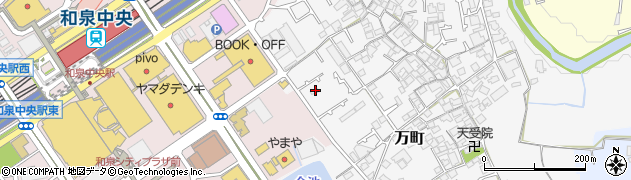 大阪府和泉市万町272周辺の地図