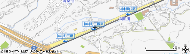 神村町三区東周辺の地図