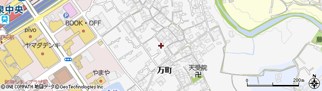 大阪府和泉市万町234周辺の地図
