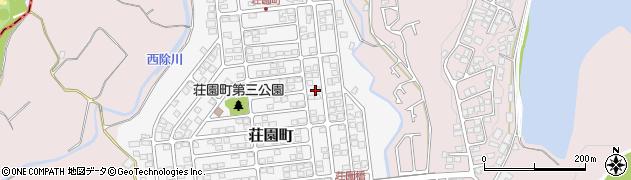 大阪府河内長野市荘園町33周辺の地図