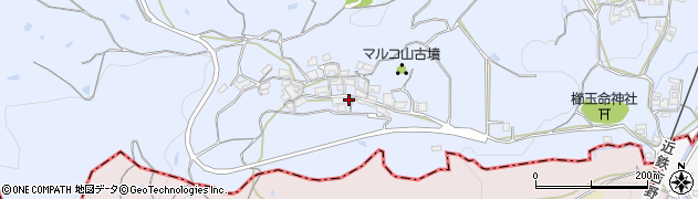 奈良県明日香村（高市郡）地ノ窪周辺の地図