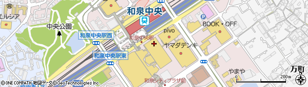 りそな銀行和泉中央支店周辺の地図